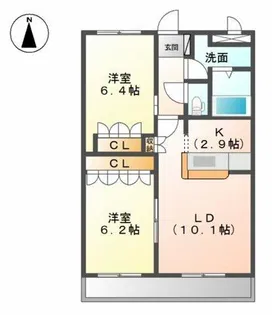 KOOL【1階】の間取り