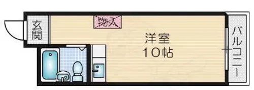 小林マンション【205号室】の間取り