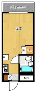 ホワイトパレス門司港【2階】の間取り