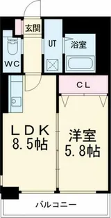 Casa Lucia【7階】の間取り