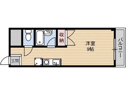 末広15番館【1階】の間取り
