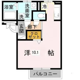 スタティオ正雀【303号室】の間取り