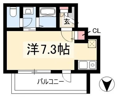 アルテミス平和【0803号室】の間取り