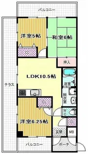 BeeBeeGrande【7階】の間取り