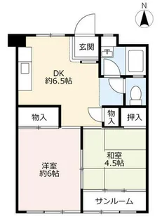 UR藤ヶ丘【0030505号室】の間取り