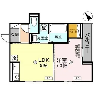 D-PLACE神田町【3階】の間取り