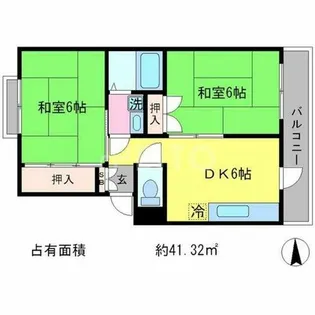 メゾンヴァンヴェール【4階】の間取り