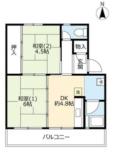 UR鈴蘭台第五【0330303号室】の間取り