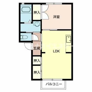 グランビア【2階】の間取り