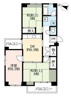URポートアイランド【0641411号室】の間取り