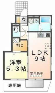 セジュール名谷Ⅱ【1階】の間取り