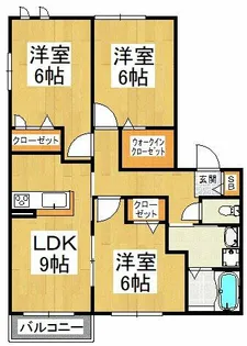 ラ・セーベ【2階】の間取り