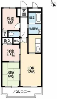 マンションソニア【208号室】の間取り
