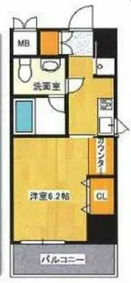 AXIS UMEKITA【8階】の間取り