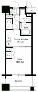 ポートヴィラ靭公園【7階】の間取り