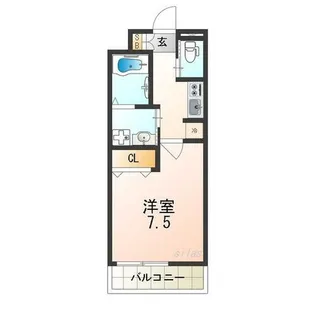 大阪府大阪市西淀川区姫里3丁目【アパート】の間取り