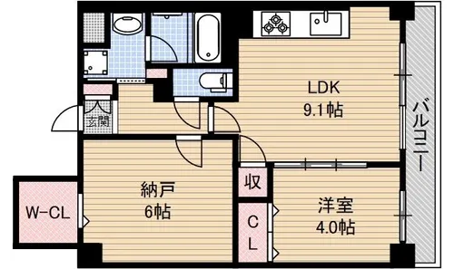 Loire F【1階】の間取り