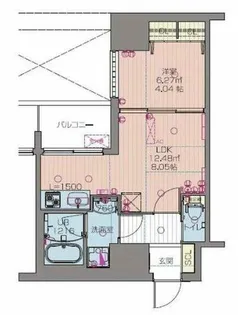 プレジオ本町【13階】の間取り