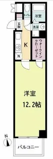 アーバンフラッツ心斎橋【10階】の間取り