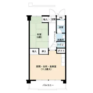 UR尾上【0051308号室】の間取り