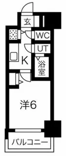 ファステート大阪ドームシティ【14階】の間取り