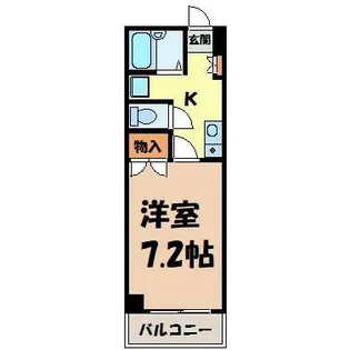 アビターレ筒井【3階】の間取り