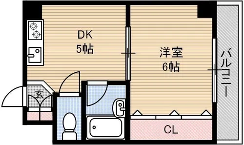 クリスタルシャトー【1階】の間取り