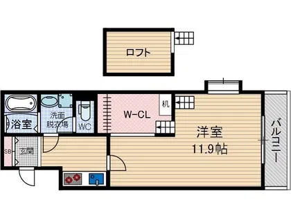 メゾンプレジール【3階】の間取り