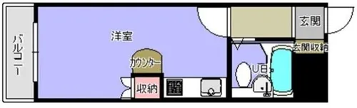 ラ・レジダンス・ド・高取【303号室】の間取り