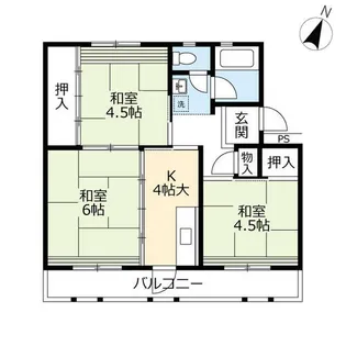 UR梅ノ木【0150404号室】の間取り