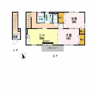 エス・ブロードⅡ【2階】の間取り