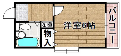 マイコート高槻八幡町【101号室】の間取り