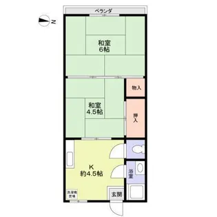 鈴木マンション【202号室】の間取り
