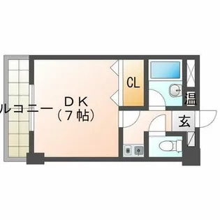 シティライフ服部【4階】の間取り