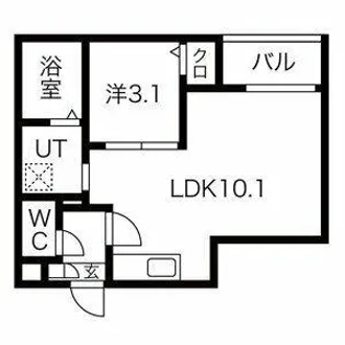Warren shohoⅢ【3階】の間取り