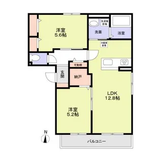 ハイムオオトリ【202号室】の間取り