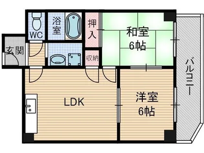 オーソライズ茨木【301号室】の間取り
