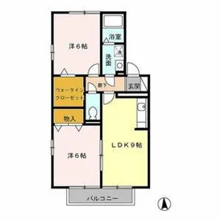 マ・メゾン五番館【202号室】の間取り