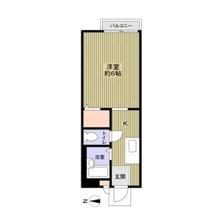 ルーラルハイツ【210号室】の間取り