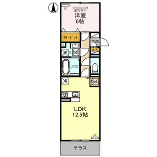 アレグリア バロール【1階】の間取り