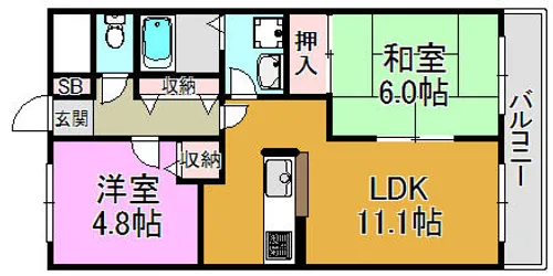 新風館【3階】の間取り