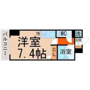 RIDGE堀田【8階】の間取り