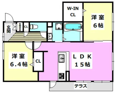 ルシオール【1階】の間取り