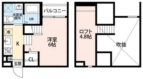 Kiino【2階】の間取り