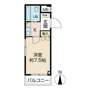 シャルマン明美の里【2階】の間取り