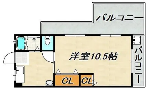 フォルテ鈴蘭台【2階】の間取り