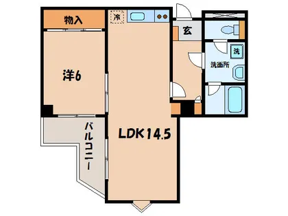 愛知県西尾市丁田町【マンション】の間取り