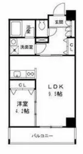 近江レジデンス4号館【901号室】の間取り