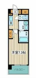ジュネーゼグラン福島EBIE【8階】の間取り