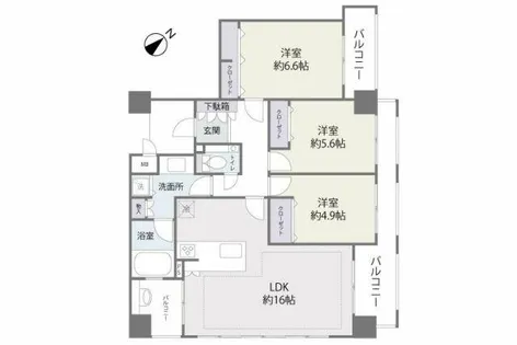 フリーディア平尾プレミアム(203)【203号室】の間取り